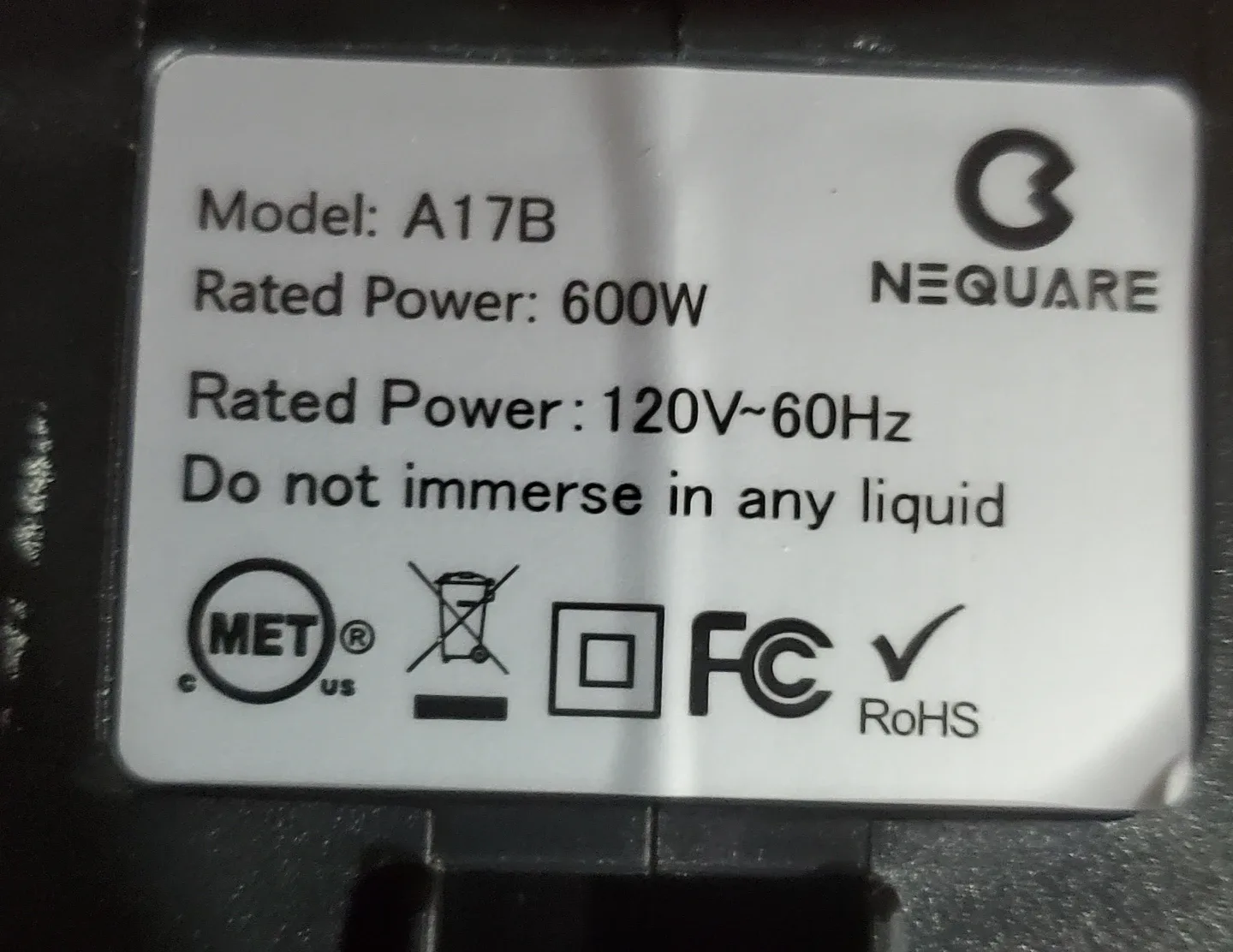 Nequare A17B Stick Vacuum - Red & Black image indicator(5)