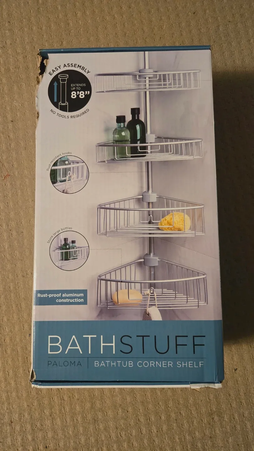 Bathstuff Paloma Bathtub Corner Shelf - New thumbnail