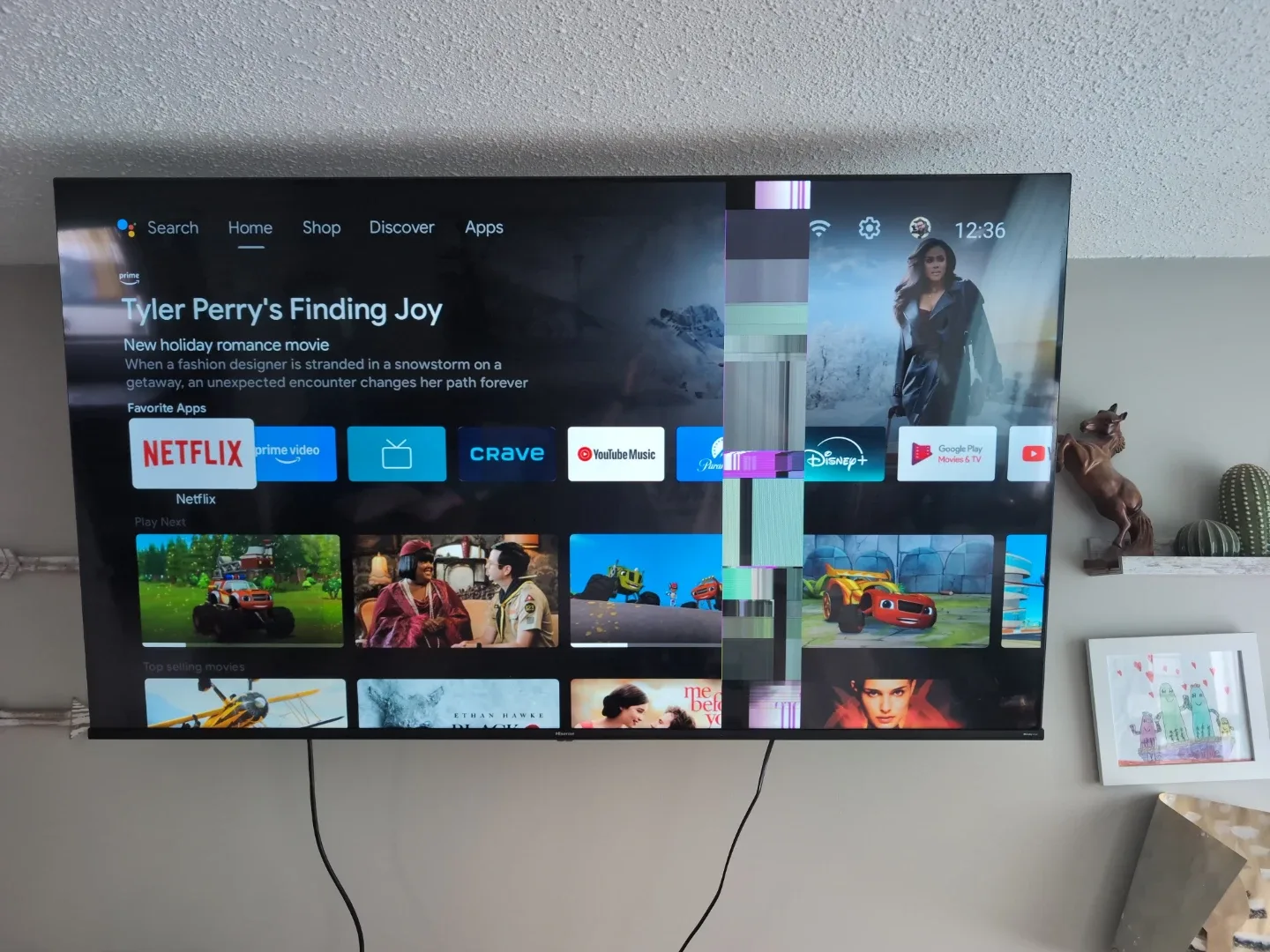 Hisense 65A68G 65" LED LCD TV image indicator(6)