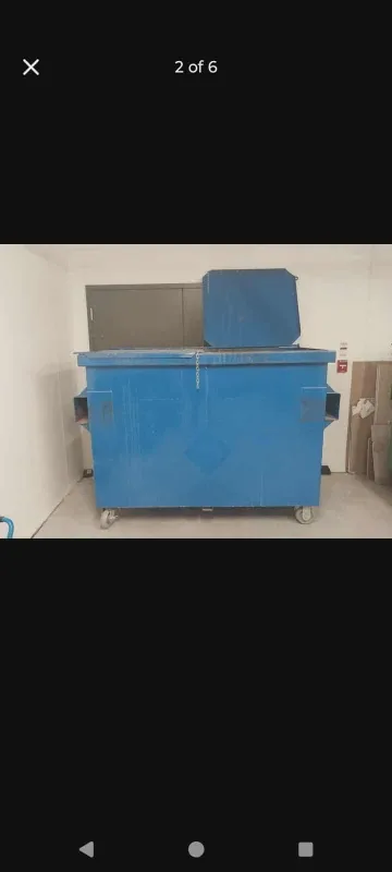 Blue Metal Dumpster Bin for $1500 each image indicator(2)