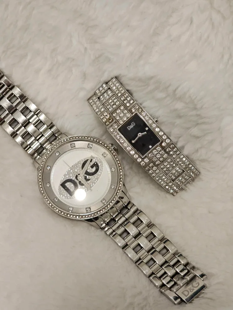D&G Time Watches - Silver Tone