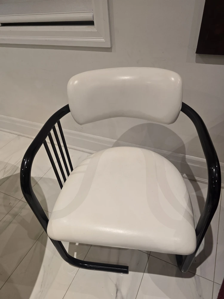 Dinning chair Modern 6 White leather chair - photo 2