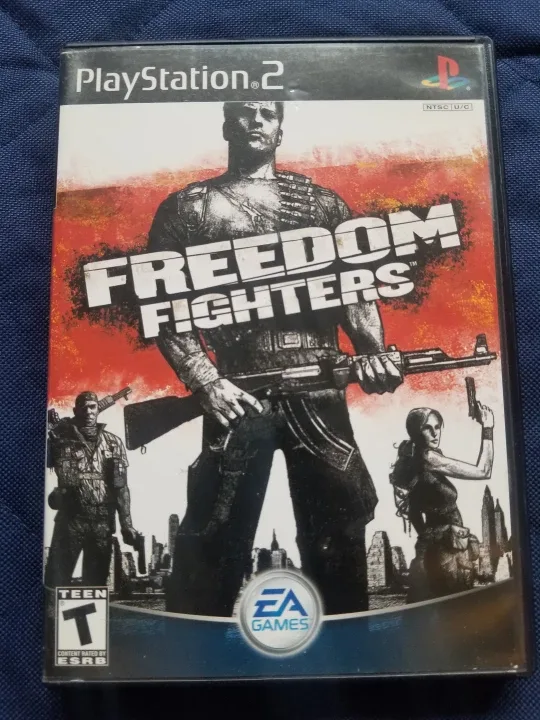 Ps2 Freedom Fighters NO MANUAL Black Label Playstation 2