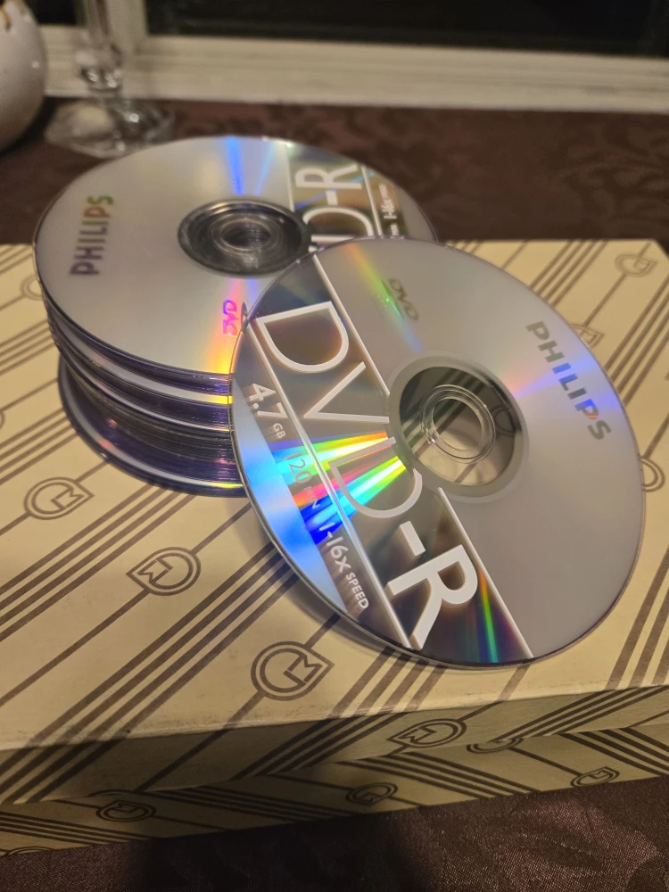 Philips DVD-R 4.7GB 16X Speed Discs