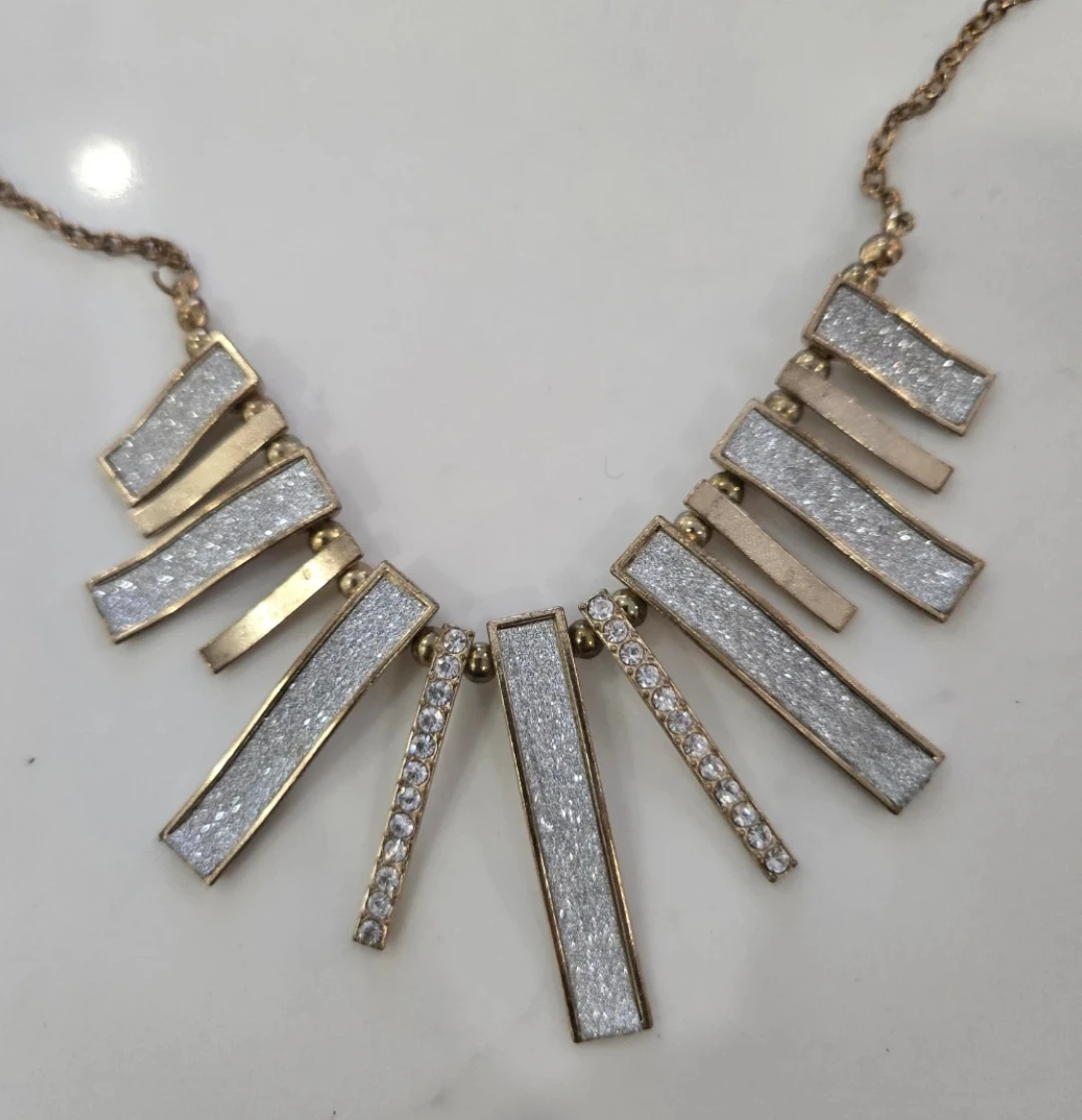Necklace - Gold & Silver Tone - photo 2
