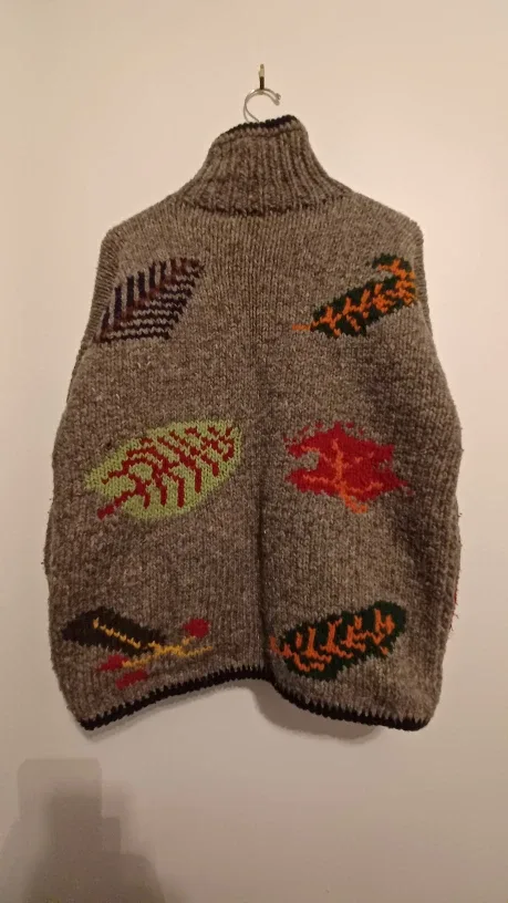 Handmade 100% Wool Cardigan XXL image indicator(5)