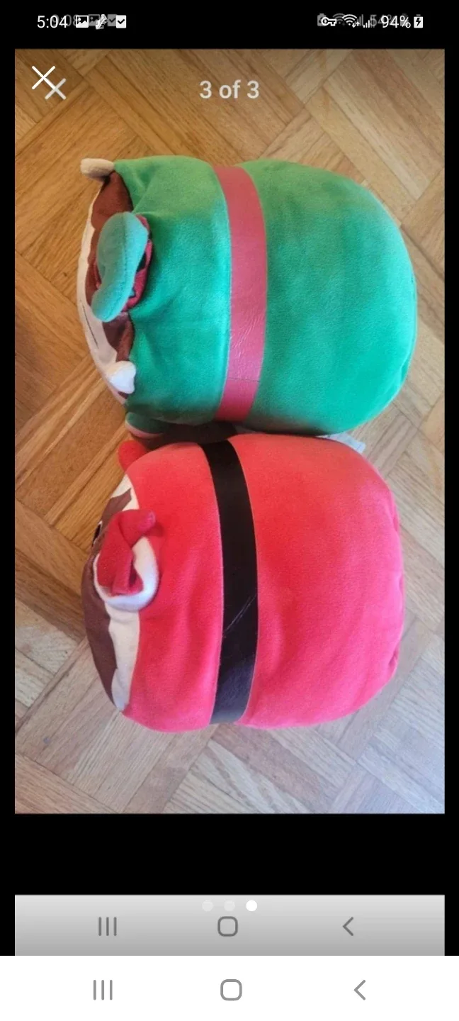 Squishmallows Plush Toys - Red & Green image indicator(2)