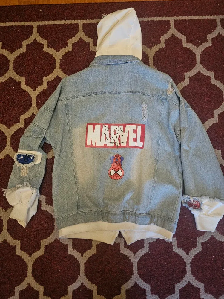 spiderman Jean jacket