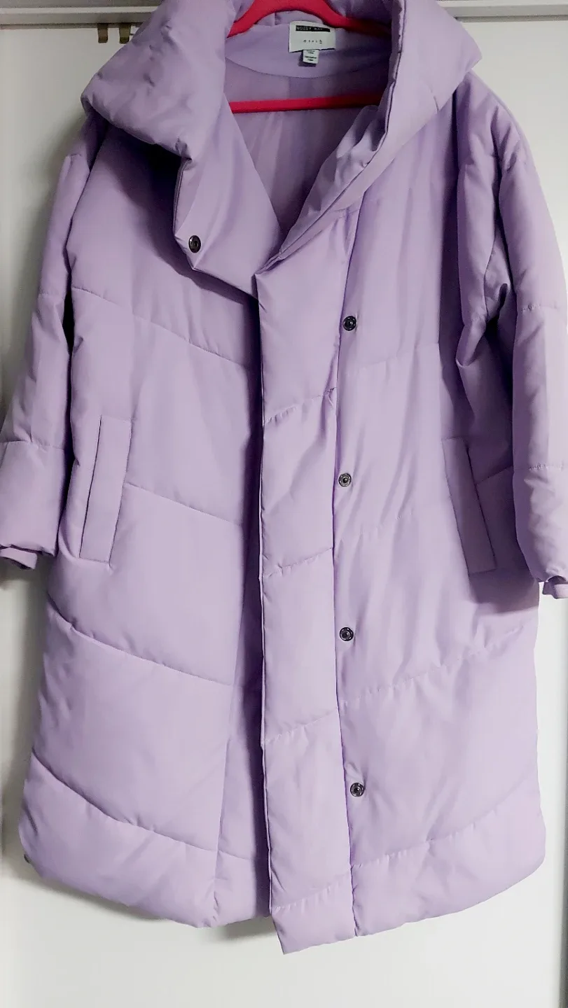 Padded Puffer Coat - Lilac image indicator(3)