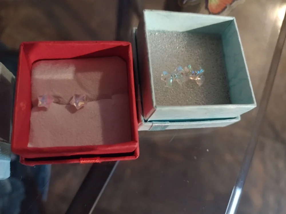 Assorted Sterling Silver Stud Earrings - New in Box image indicator(2)