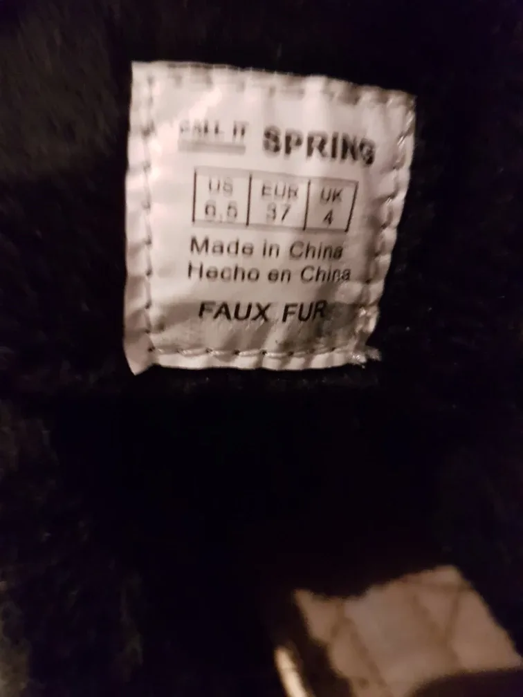 Call It Spring Black Heeled Boots - Size 6.5 image indicator(3)