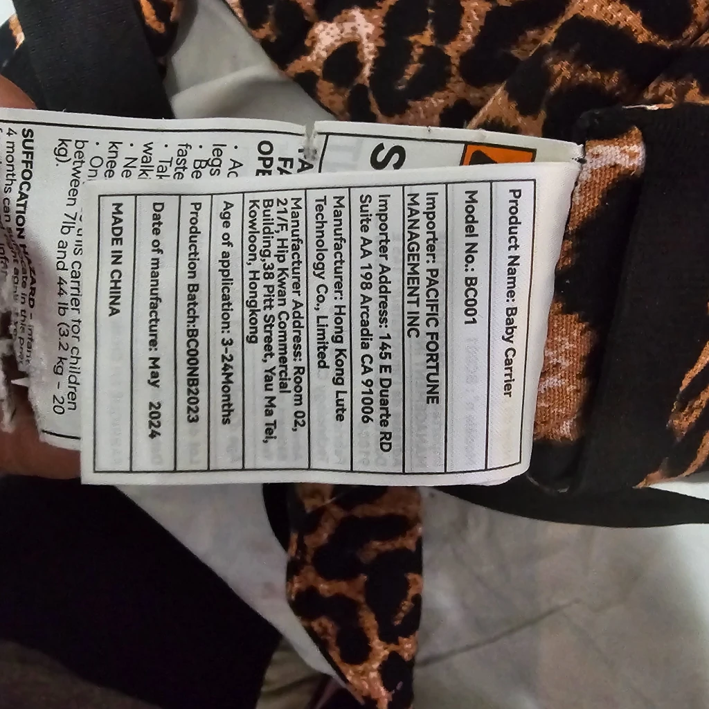 Momcozy Baby Carrier - Leopard Print - photo 3