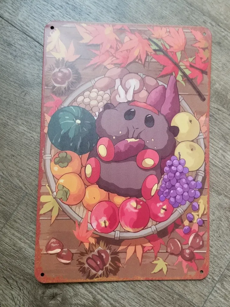 Pui Pui Molcar Metal Sign