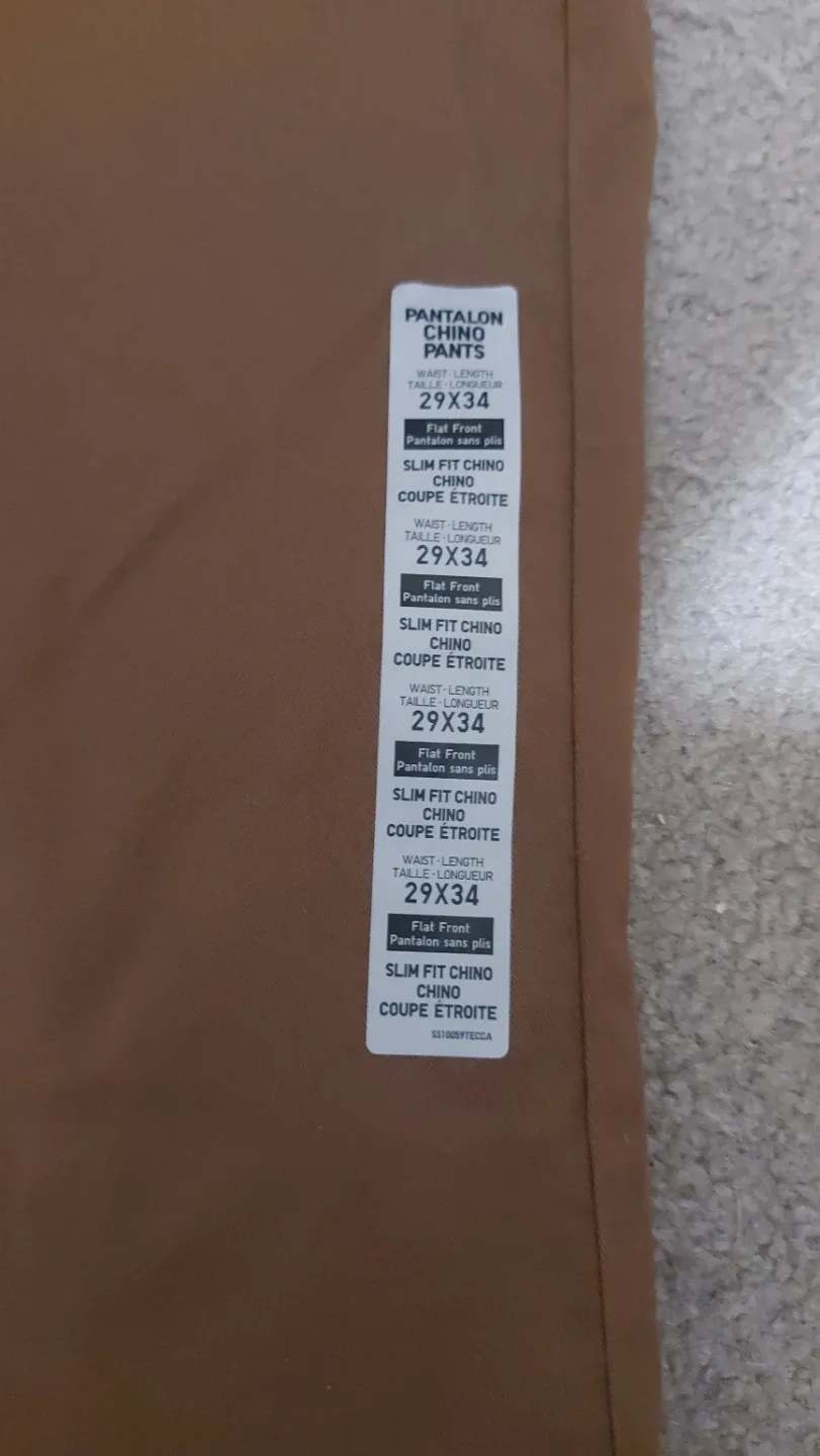 New Uniqlo Slim Fit Chino Pants 29x34 image indicator(2)