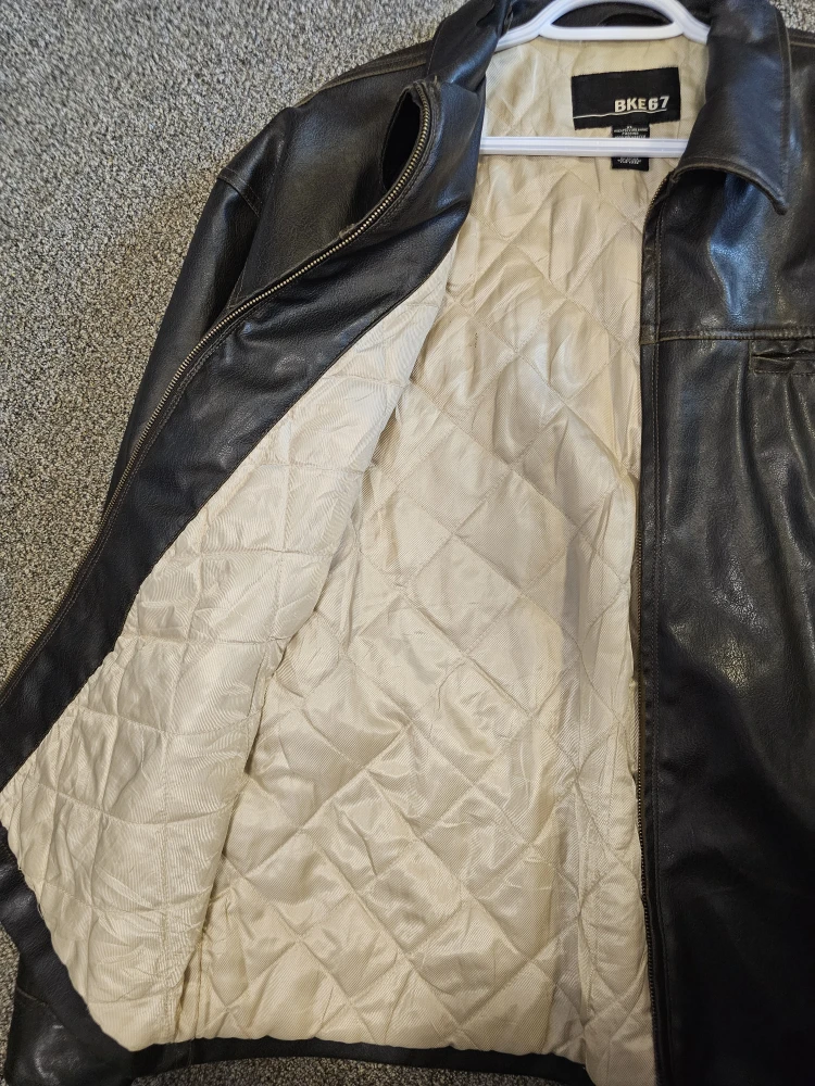 BKE 67 Brown Leather Jacket - photo 2