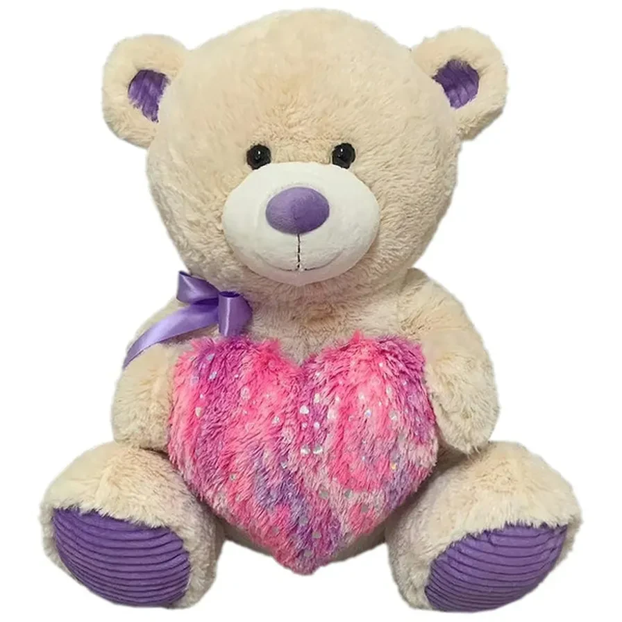 Teddy Bear with Heart [XL Lavender] - photo 4