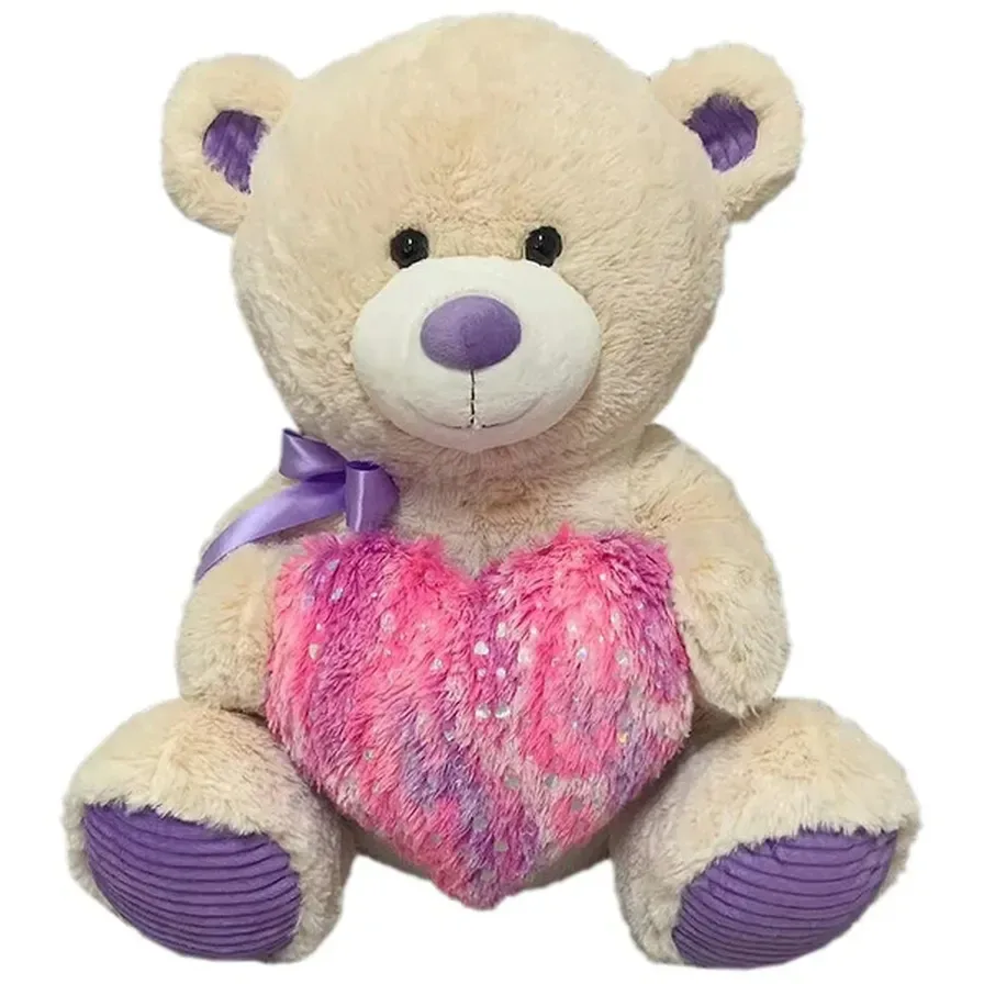 Teddy Bear with Heart [XL Lavender] image indicator(4)