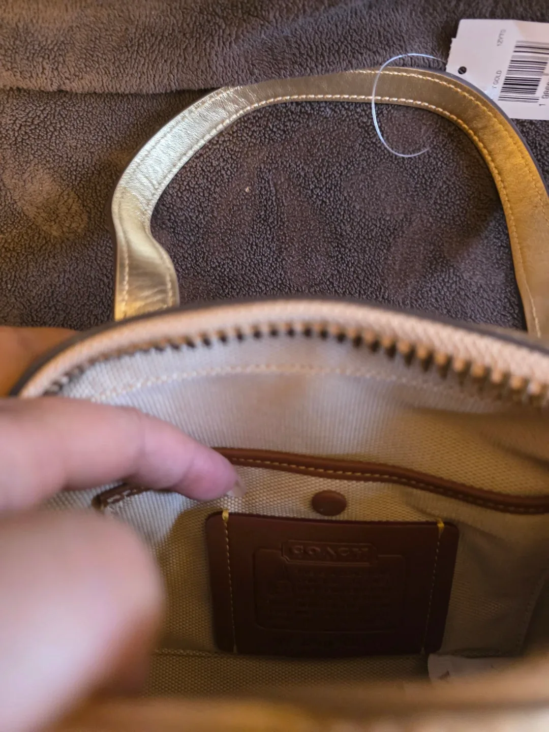 Limited Edition Coach Bag: Twin Turnlock  In Light Gold image indicator(10)