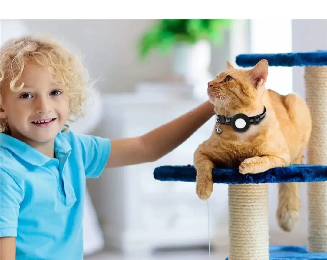 Cat Collar with Bell & AirTag Holder image indicator(3)