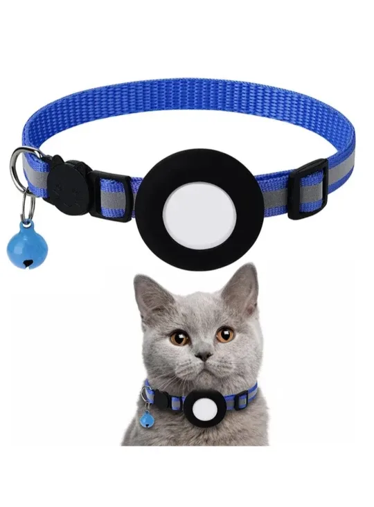 Cat Collar with Bell & AirTag Holder image indicator(4)