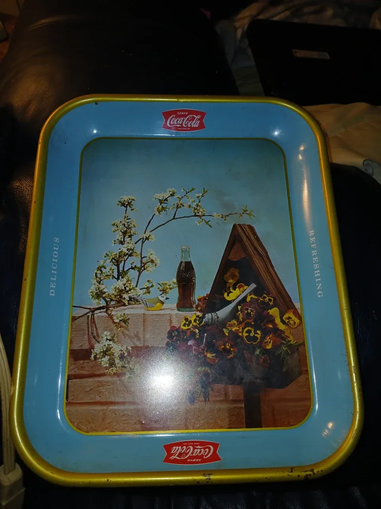 Vintage 1961 Coca-Cola Serving Tray image indicator(2)
