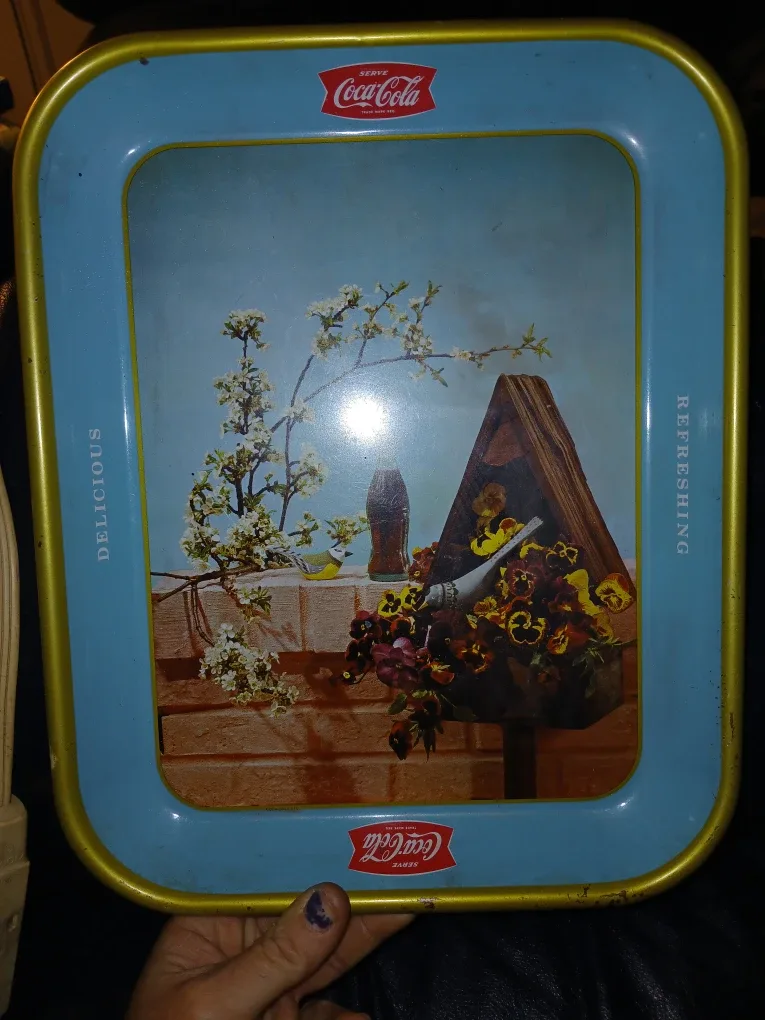 Vintage 1961 Coca-Cola Serving Tray image indicator(3)