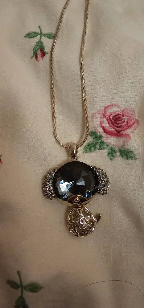 Leo Chan Dog Pendant Necklace