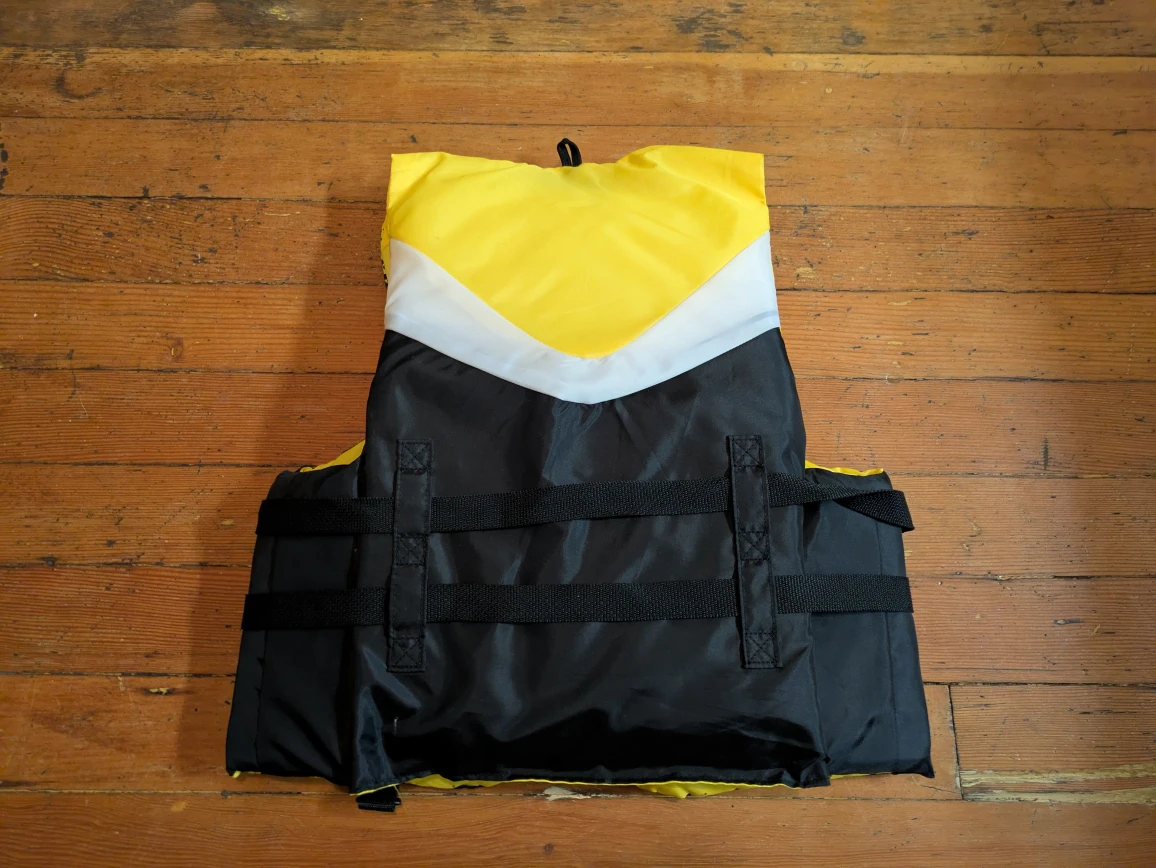 Fluid Adult Medium Life Jacket - Yellow/Black - photo 2