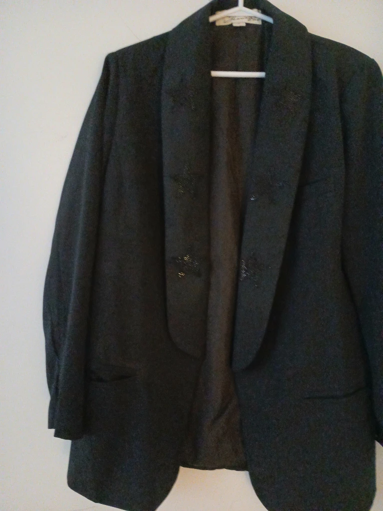 Vintage Havana Black Star Blazer - Size M - photo 4