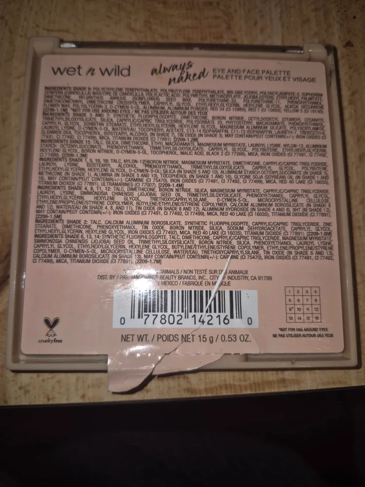 Wet n Wild Always Naked Palette image indicator(2)