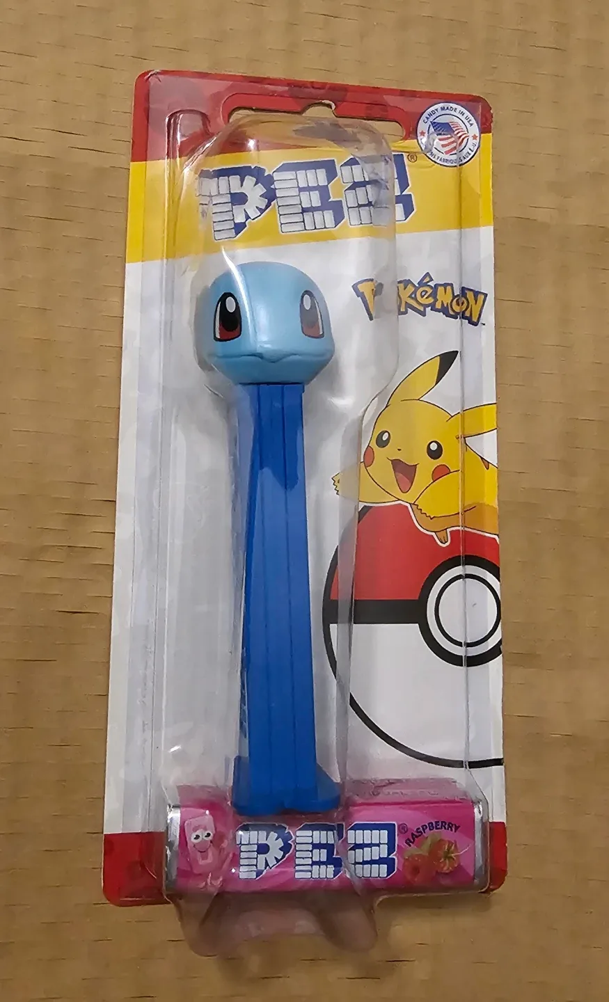New Pokemon Squirtle Pez Candy Dispenser