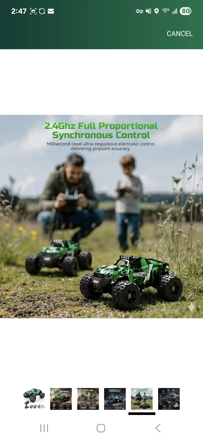 RControl Car RC Cars Truck for Adults Boys Age 8-12 Kids, 36KMH - photo 5