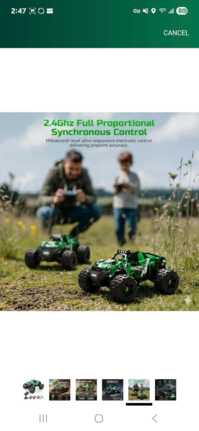 RControl Car RC Cars Truck for Adults Boys Age 8-12 Kids, 36KMH image indicator(5)