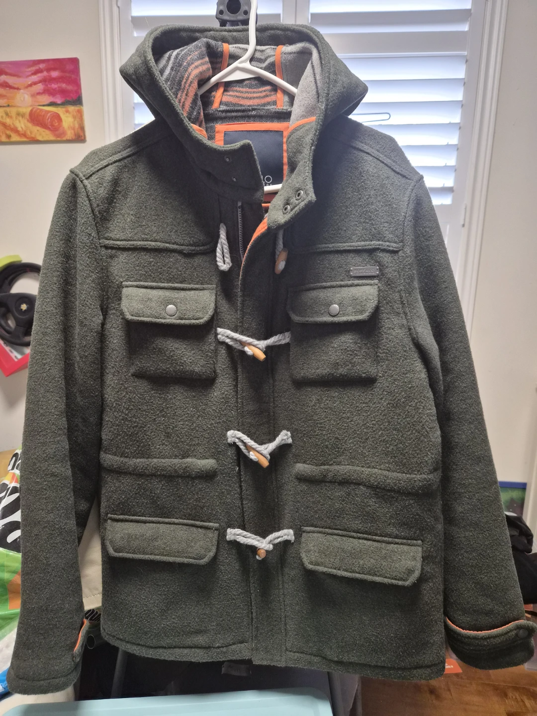 Buffalo David Bitton Wool Blend Duffle Coat