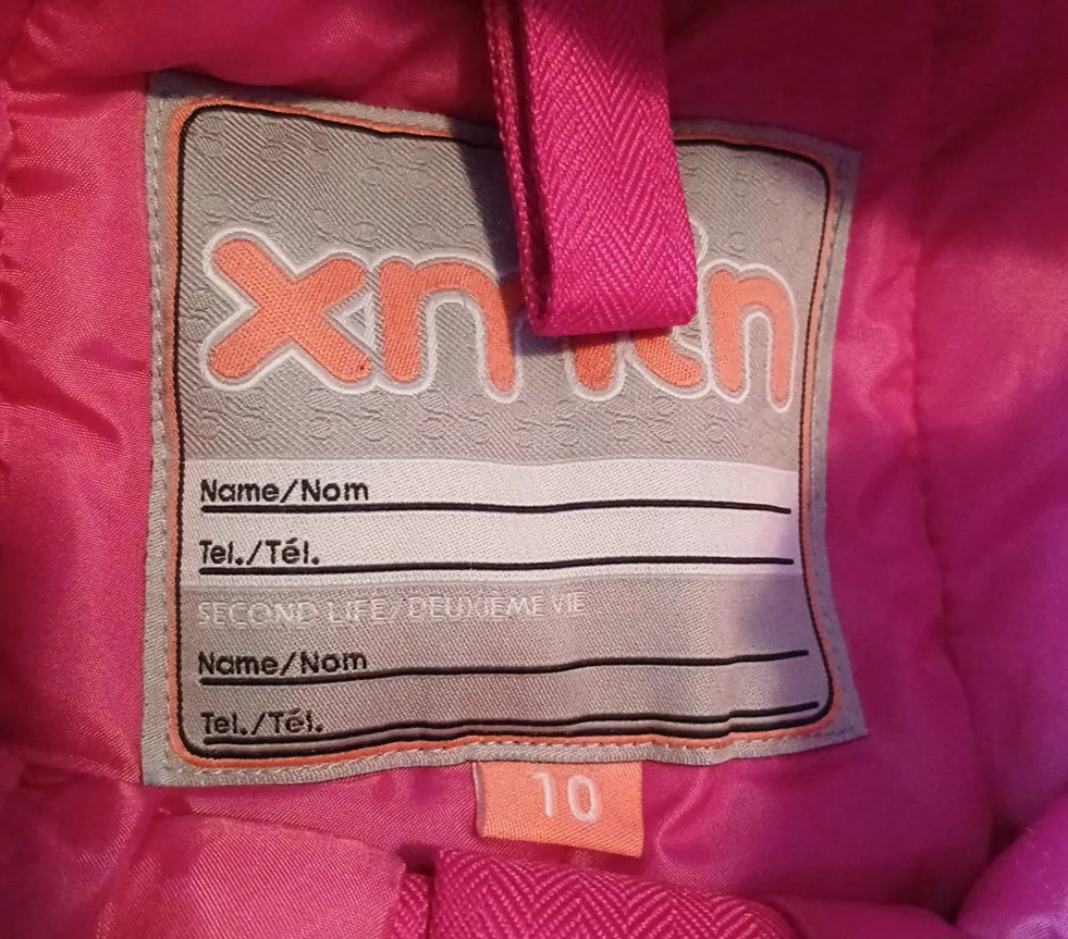 XMTN Girls waterproof snow suit pink black image indicator(4)