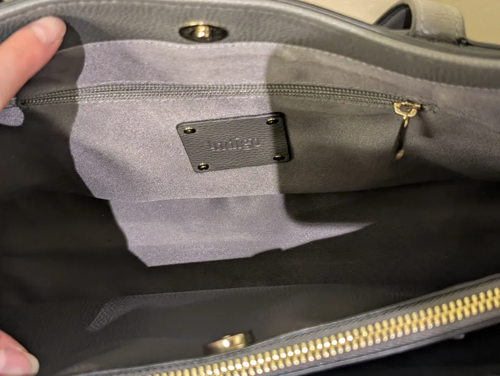 Indigo Grey Tote Bag image indicator(2)