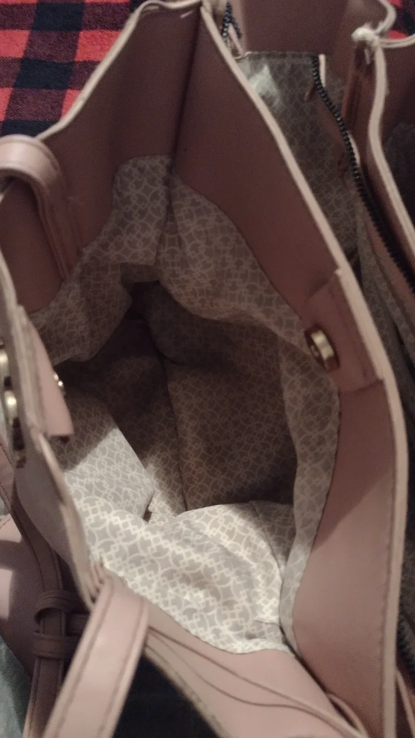 Pink Tote Bag with Wallet image indicator(5)