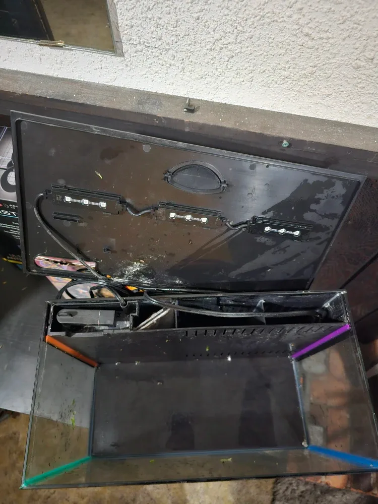 7 gallon fish tank 15"x10x11" image indicator(5)