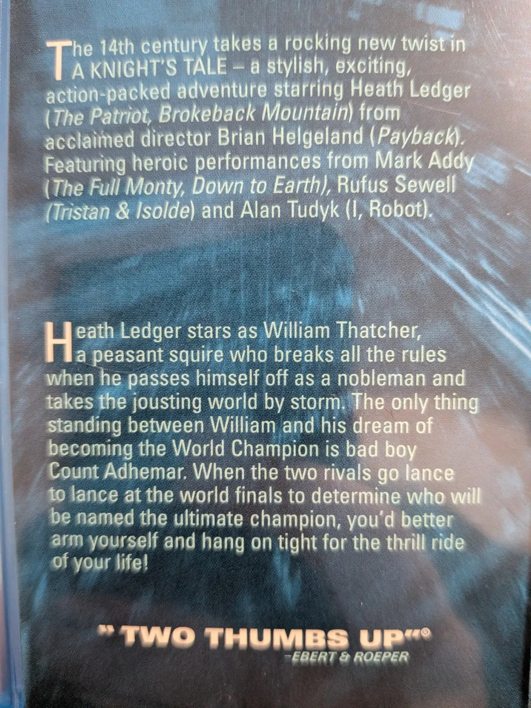 A Knight's Tale Blu-ray Disc  *multiple item discounts* image indicator(6)