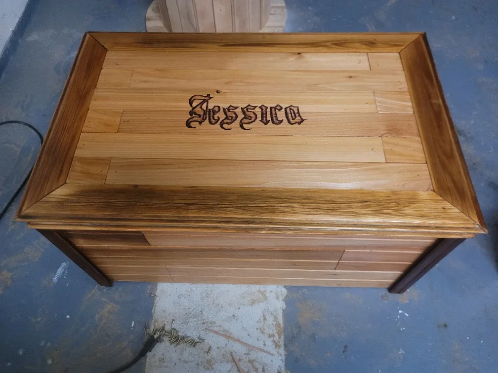 Handmade Cedar Wood Storage Box