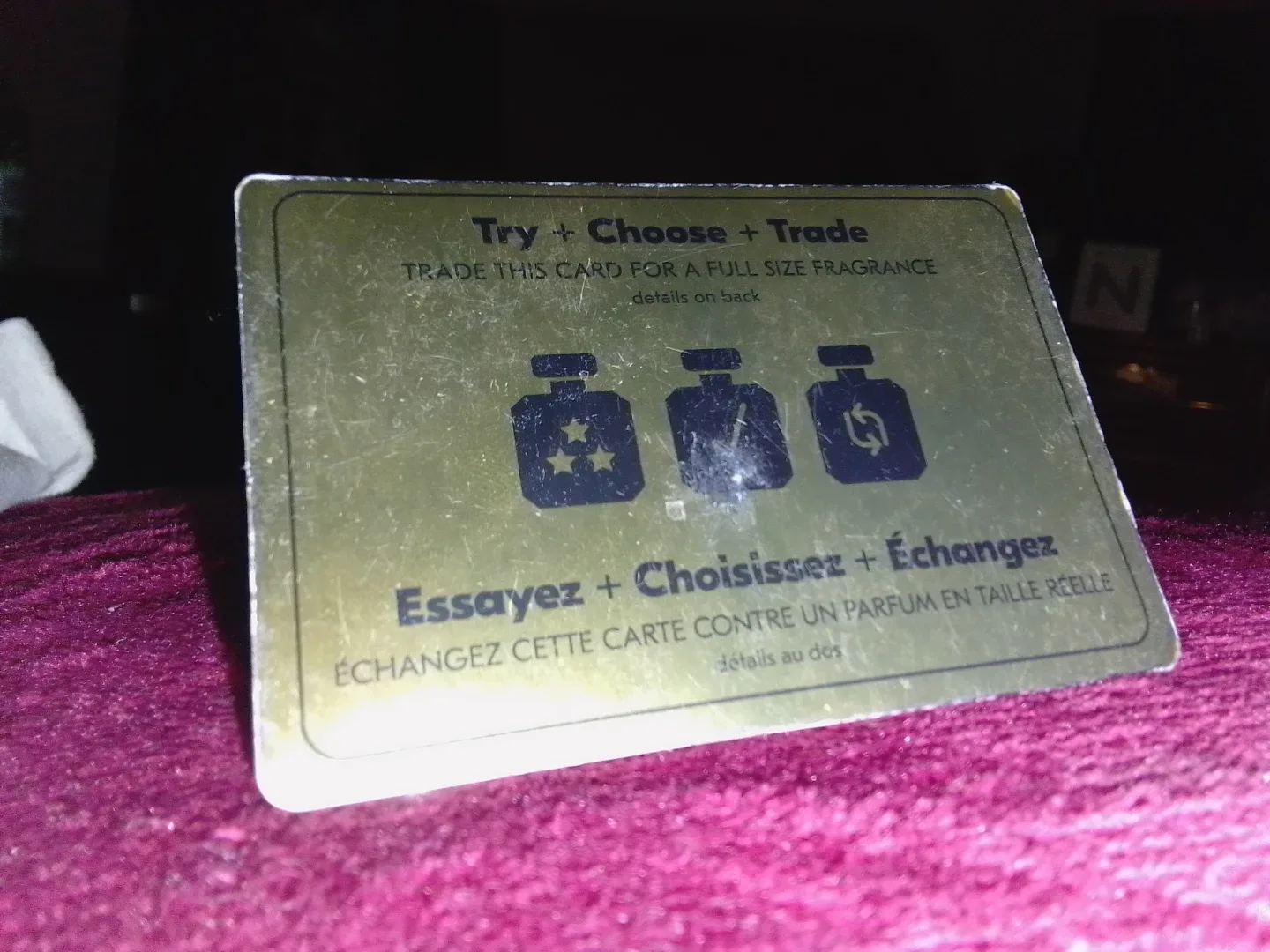 Fragrance Trade Card for Full Size Perfume image indicator(2)