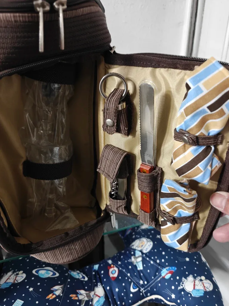 Picnic Time Meritage Wine & Cheese Tote - New With Tags image indicator(2)