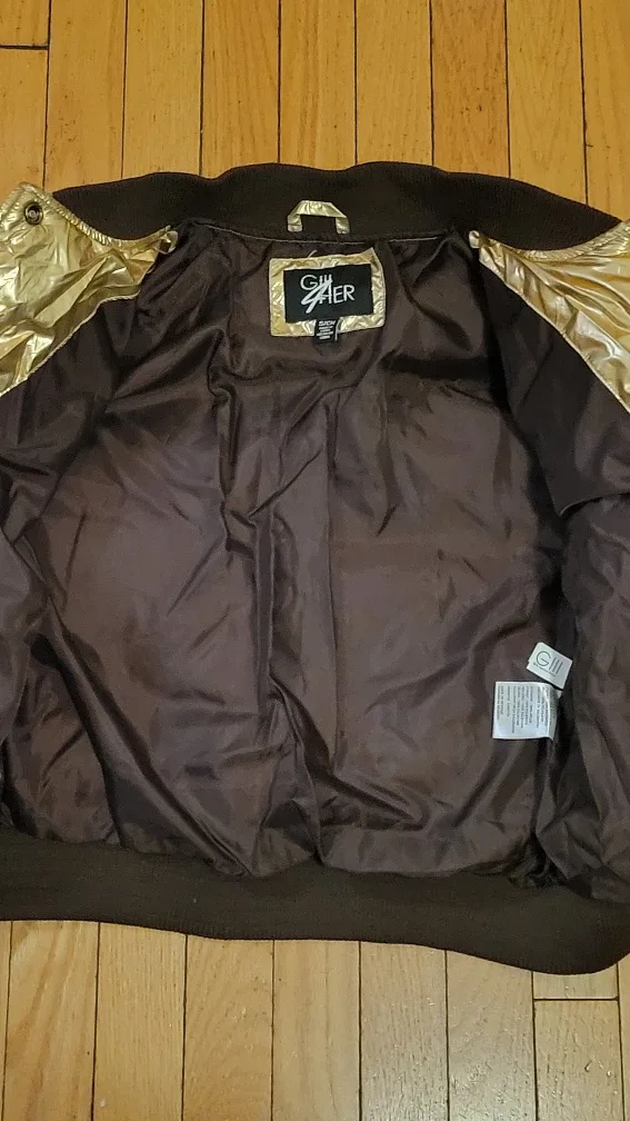 GIII 4Her Cleveland Browns Puffer Jacket - Size Small image indicator(4)