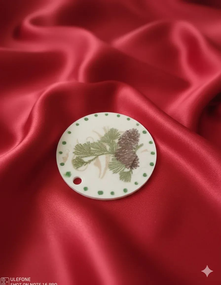 Set of Decorative Christmas disks image indicator(4)