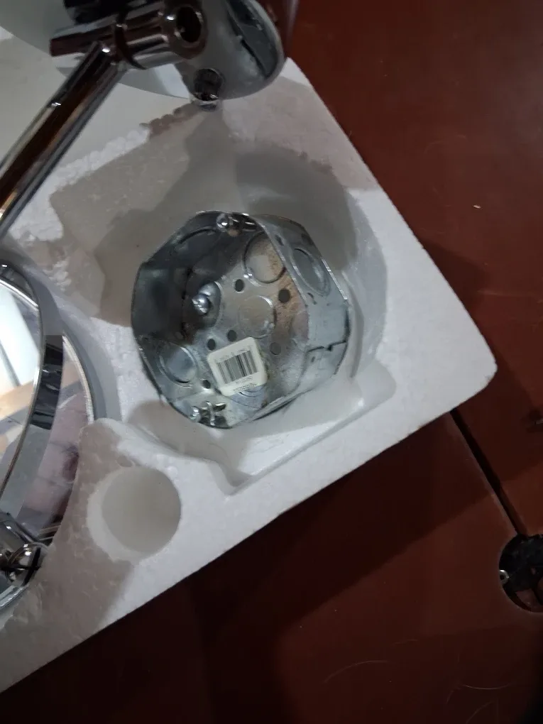 Chrome Vanity Mirror - New in Box image indicator(4)