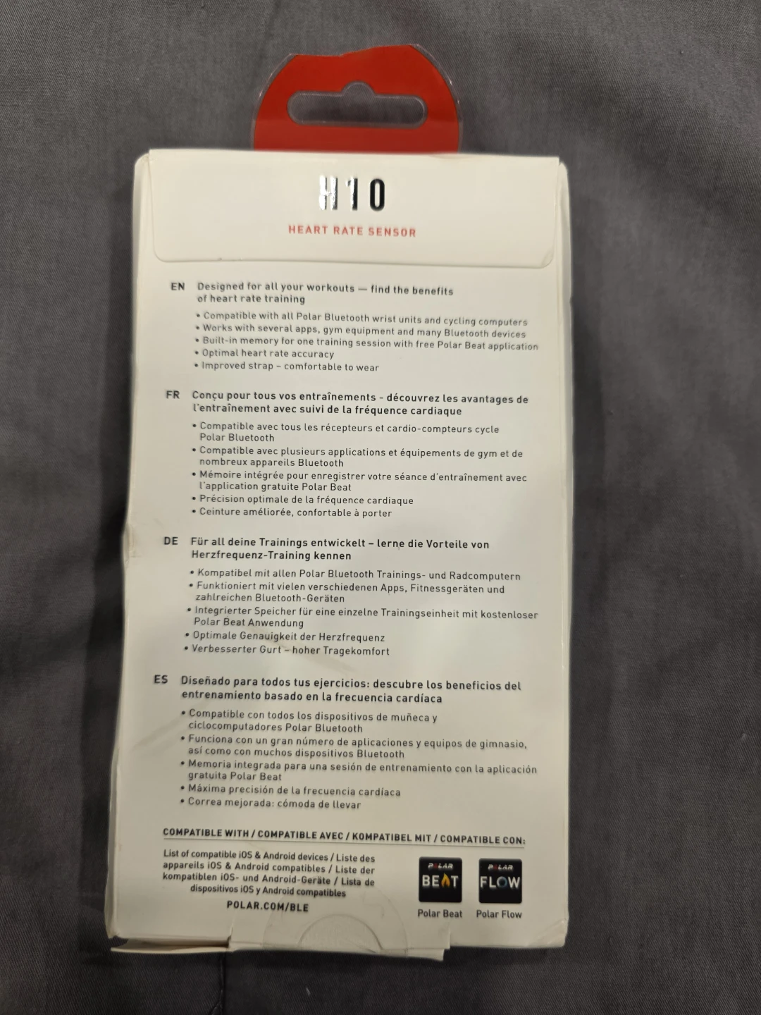 Polar H10 Heart Rate Sensor - M-XXL - photo 3