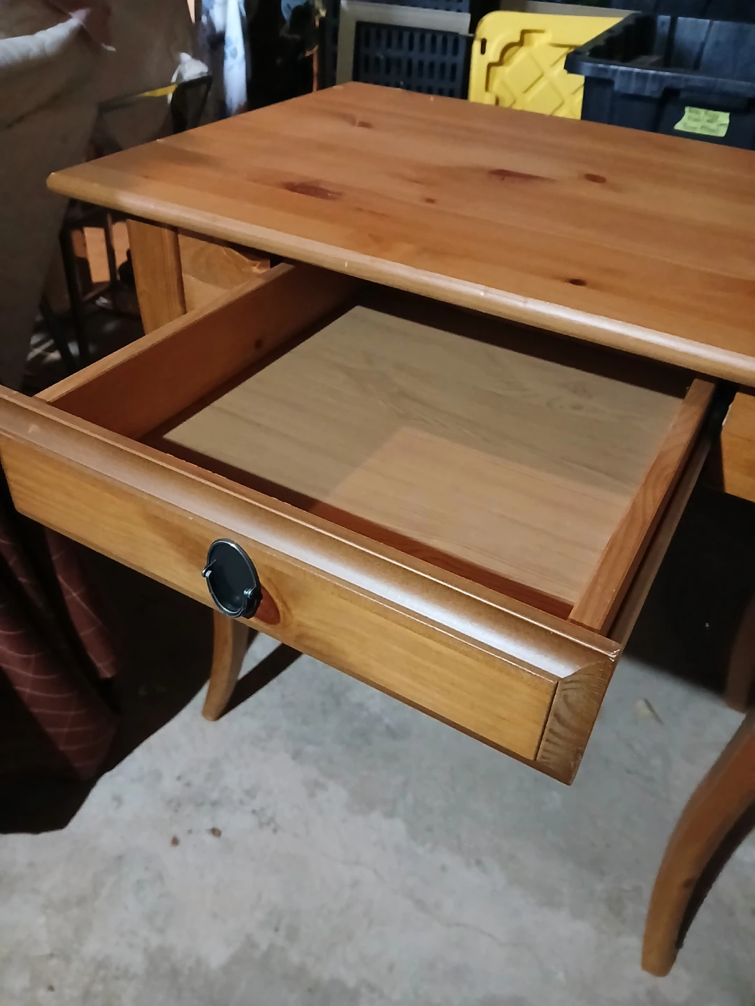 Wooden Desk with Drawer - photo 2