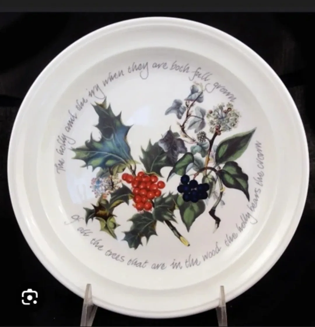 New Portmeirion The Holly & The Ivy Plate