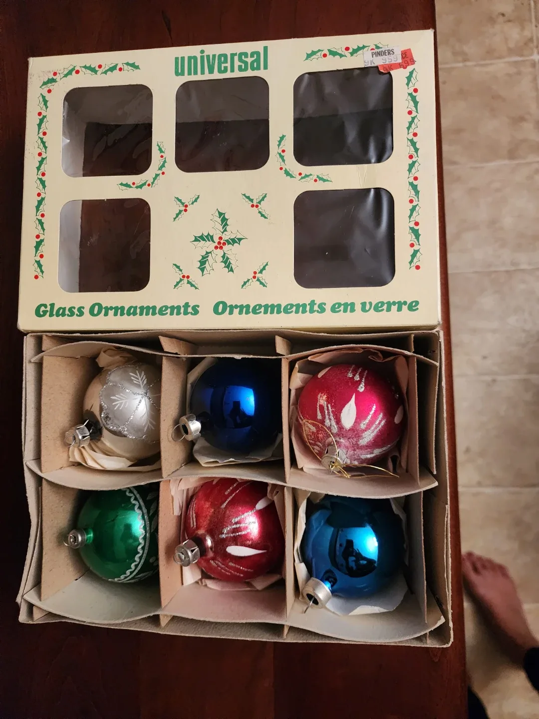 Vintage Glass Ornaments Set thumbnail