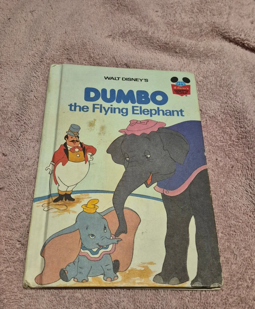 1978- Walt Disney's Dumbo the Flying Elephant Book